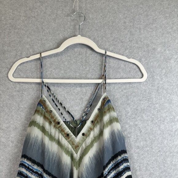 Moon River Anthropologie Boho Hanky Hem Hippie Handkerchief Dress Beach Size M - Picture 4 of 10